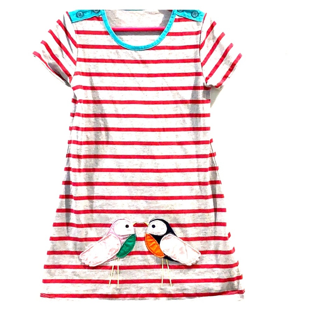 Girls Striped Spring Dress
